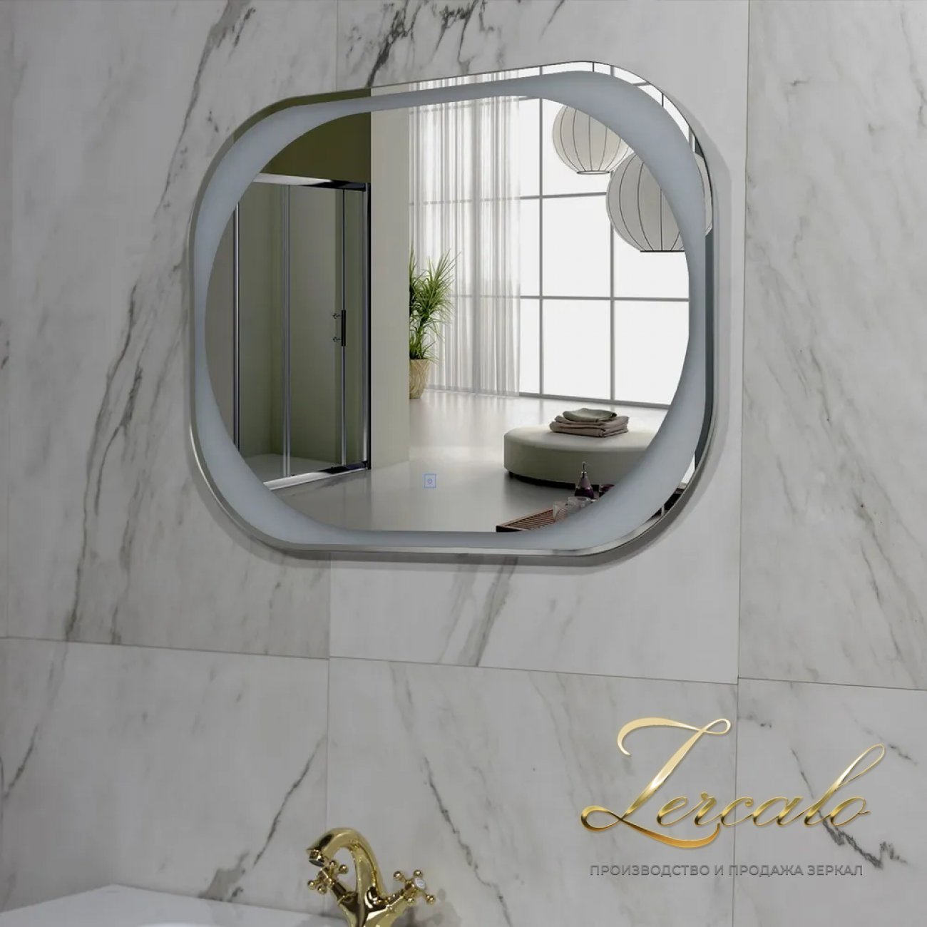 Anna зеркало прямоугольное 80x60, 60x80, 80x80